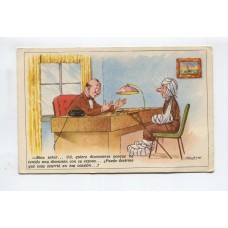 HUMORISTICA DIVORCIO ANTIGUA TARJETA POSTAL